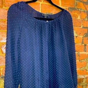 J. Crew Swiss Dot Blouse